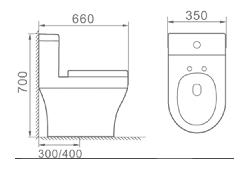 Parryware JOY Rimless Single Piece WC | Comfort Height Floor-Standing Toilet with Dual Flush (3/6L) - Image 2