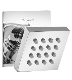 Parryware SOMA Body Jet | Adjustable Wall-Mounted Chrome Body Jet with Rain Spray